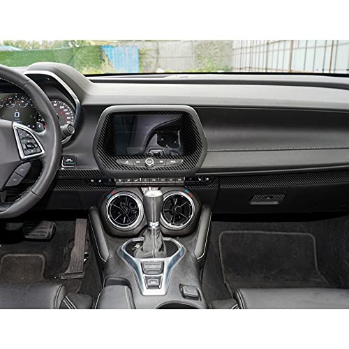 YAMUDA Compatible with 28PCS Decorative Interior Protection Carbon Fiber Sticker for Chevrolet Camaro 2017 2018 2019 2020 (Black) by YAMUDA - Image 6