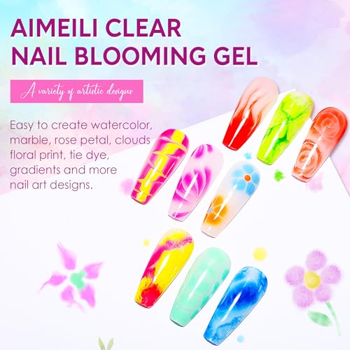Esmalte Gel Soak Off AIMEILI Blossom Clear 10ml miniatura 2