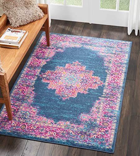 Nourison Home Passion Blue 3'9" x 5'9" Area Rug -