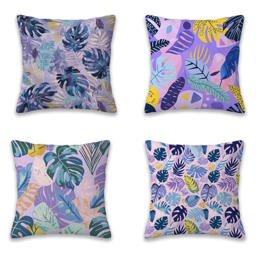 Housse de coussin extérieur imperméable 45x45 cm lavable pour rénover un salon usé - 4