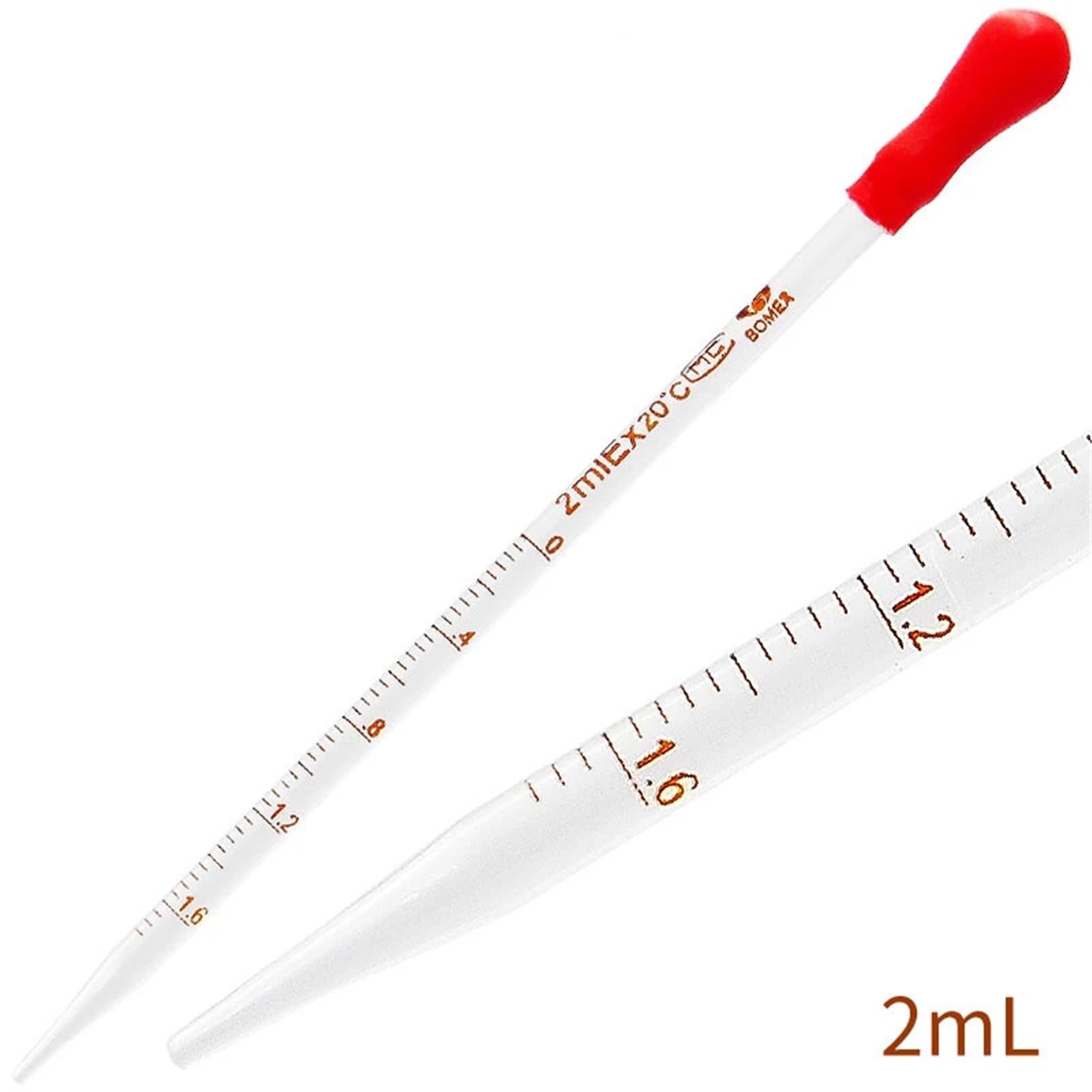 20 unids/lote, pipeta de vidrio de laboratorio con tapa, pipeta Pasteur, cabezal de goma, gotero graduado, pipeta medidora de laboratorio(5mL) | 5mL