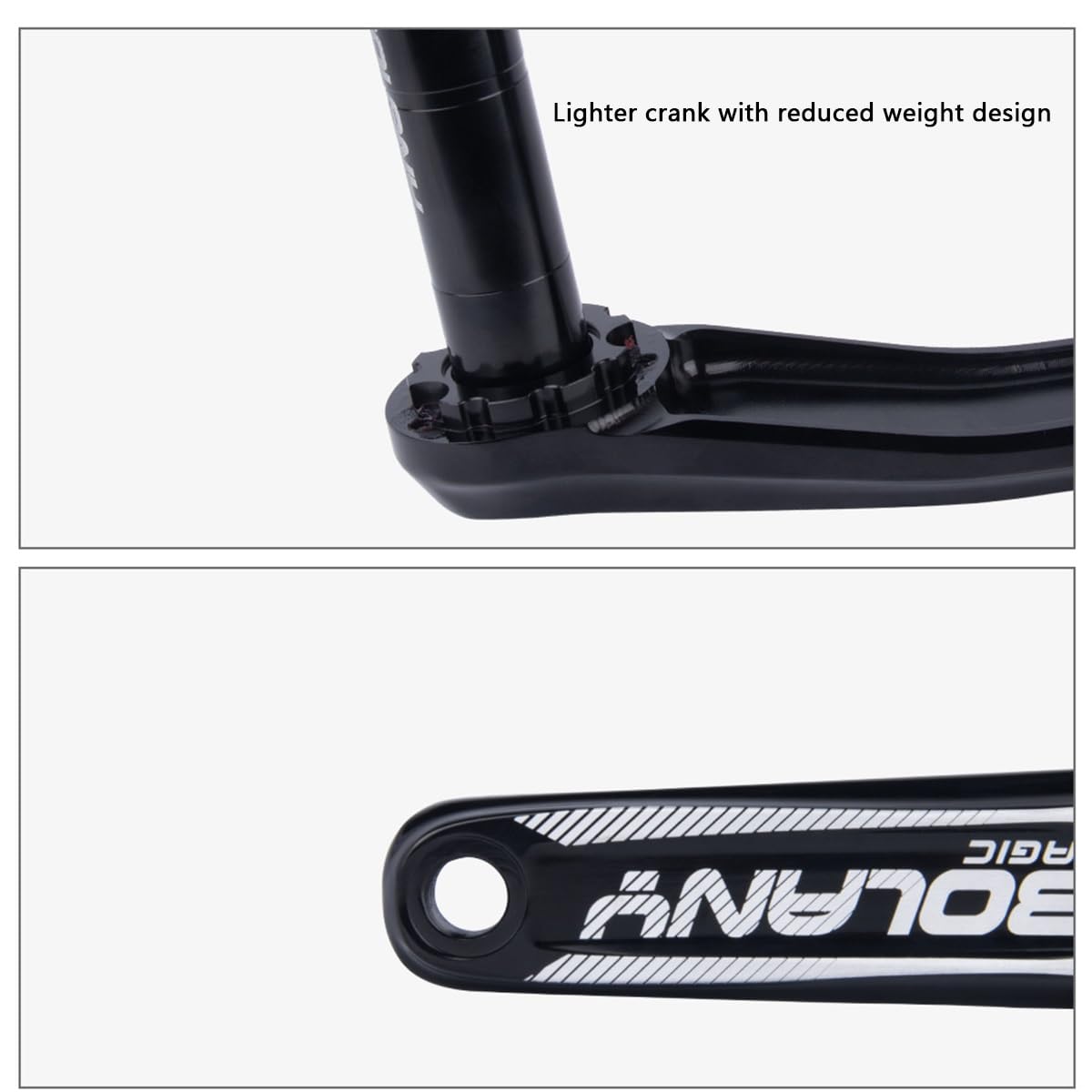 Zestaw korbowy MTB, zintegrowane ramię korbowe, 170 mm, stop aluminium, rower górski, zestaw rowerowy 34T, 36T, ultralekka część koła łańcuchowego, 34T