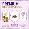 Mezcla de Resveratrol 1800mg Suplemento - Complejo Antioxidante de Fuerza Extra para Envejecimiento Saludable y Apoyo Inmune, Salud Natural del Corazón y Apoyo Energético, Trans-Resveratrol Biodisponible - 60 Cápsulas 6