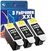 Produktbild Tito-Express PlatinumSerie 3 Patronen Black XXL kompatibel mit Samsung INK-M210/215 | Für CJX-1000 CJX-1050W CJX-2000FW