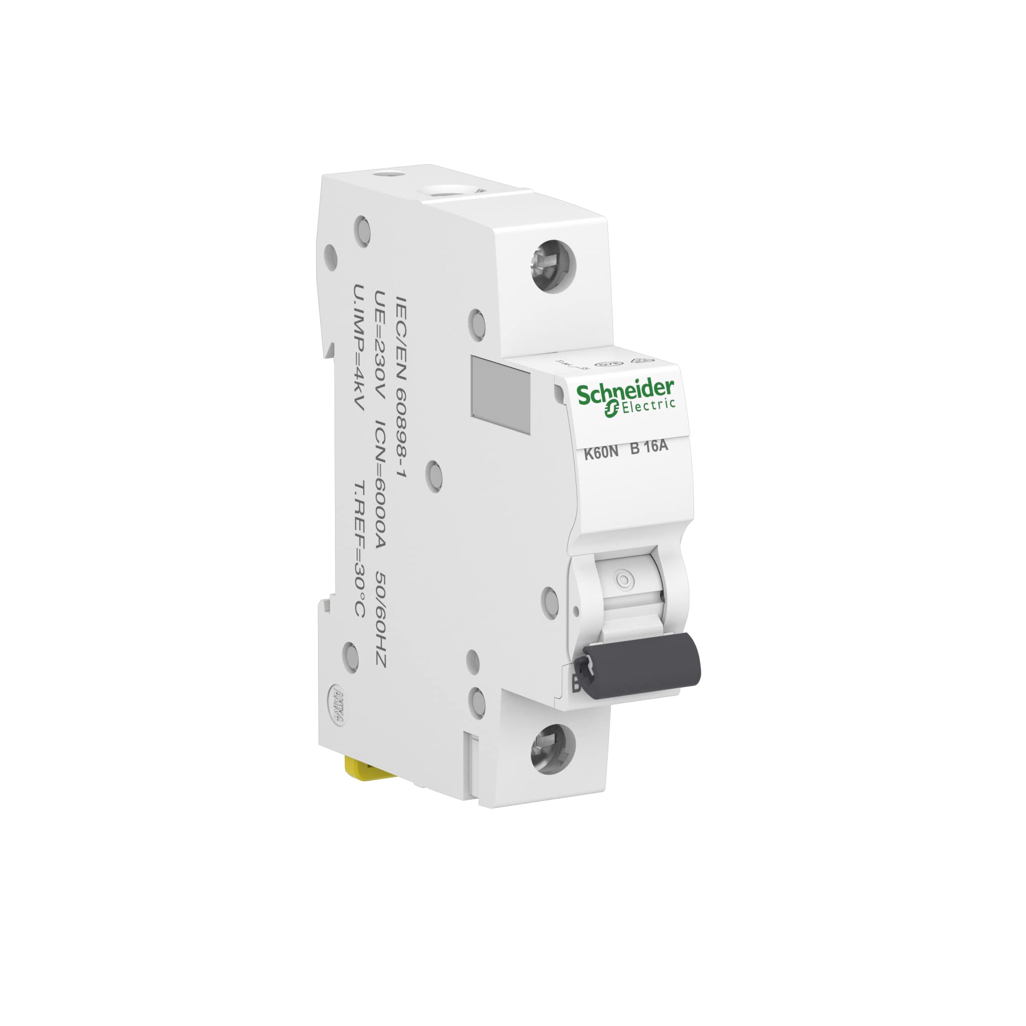 Schneider Electric Acti9 C120H, K60N, 1 polo, 16A, caratteristica B, 6 kA, codice articolo A9K01116