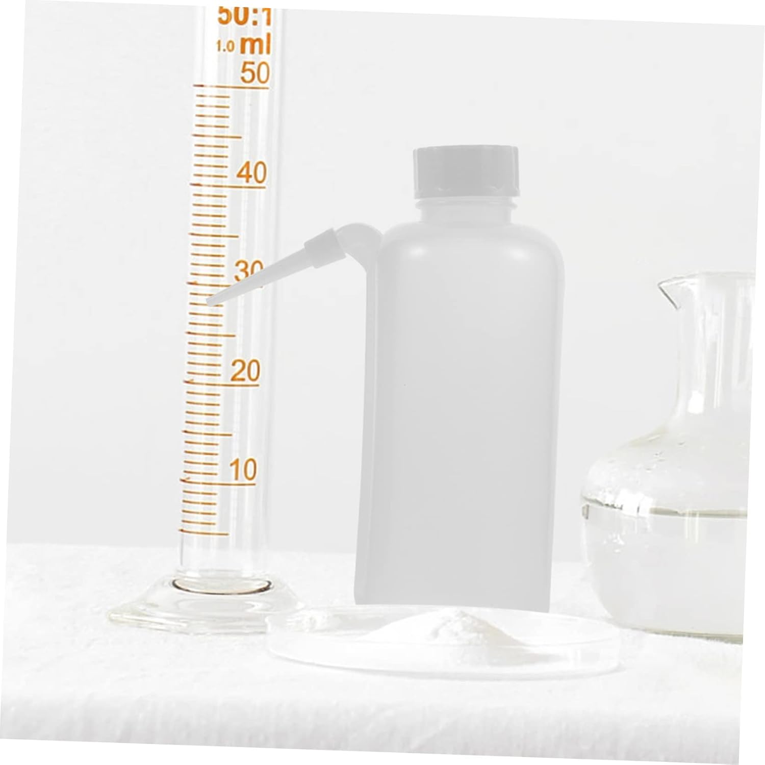 Zerodeko 4Pcs Plastic Wash Bottles Empty Containers Squeeze Bottles for Lab Use for Cleaning and Watering Plants Safe and