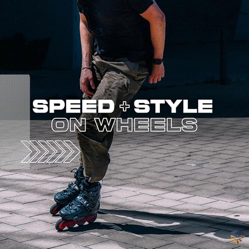 Image of Flying Eagle F4 Raven Freeskate - Adult Inline Skates Men & Women,Street Inline Roller Skating Men
