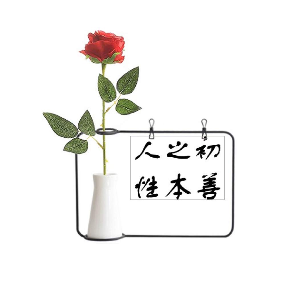Fleur de rose artificielle à suspendre pour embellir un bureau masculin ou salon chic