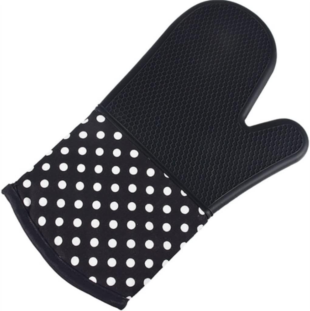 1 Pair of Gloves Oven Microwave Insulated Silicone Gloves Baking Kitchen Gloves (Color : C, Size