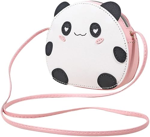 SEWACC Kit de bolsa de bricolaje, bolsa de cubo de cuero para hacer tu bolsa en forma de panda, kit de manualidades de costura, bolso cruzado