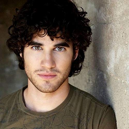 STfantasy Parrucca da Uomo Corta Nera Ricci, Stile Impertinente, Daily Carnevale Cosplay Party Adulti Parrucche