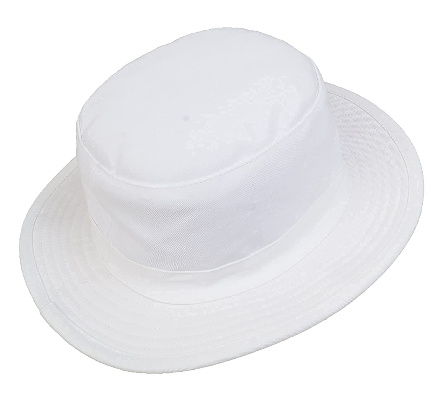 PrimeBox Cotton Classic Packable Beach Outdoor Fishing Bucket Sun Hat for Men Women Adult Boys Teen Round Big Wide Brim Floppy Summer Sun Protection Pack of 1pcs Black Hat (White Cricket A12) 1