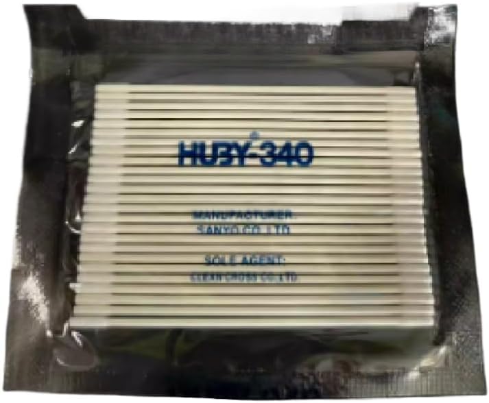 A Box of /100 HUBYBB-013 Purifying cotton swabsIndustrial optical cleaning swabs