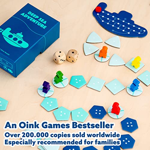 Oink Games "Deep Sea Adventure Board Game • Dice Strategy Board Games For Funny Games Nights • For Adults & Children • Best Game For 9-99 Year Olds #TOP3