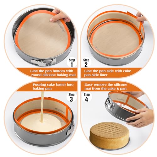 Tapis de cuisson silicone pour moule à cheesecake et entremets 22,9cm - 5