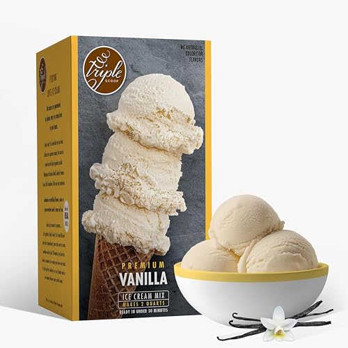 Triple Scoop - Premium Vanilla Ice Cream Mix For Ice