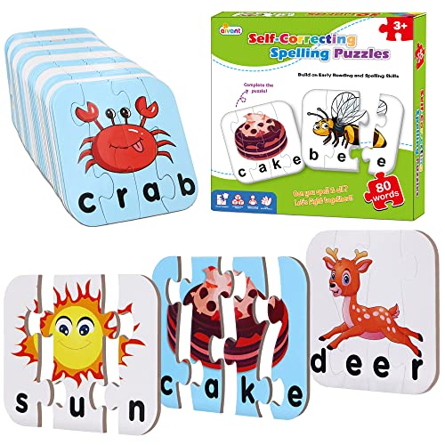 Wooden Puzzle with Letters for First Grade - Fun and Educational Activity