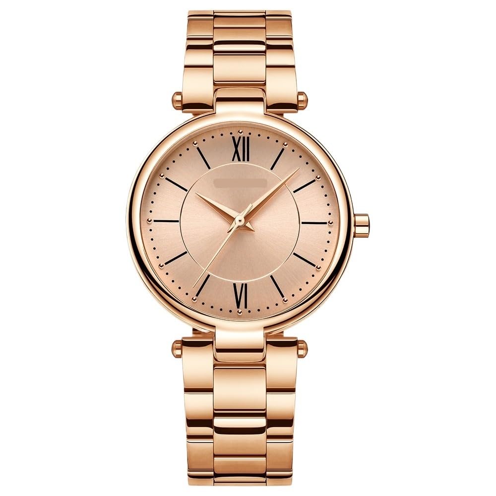 Reloj de pulsera de cuarzo con correa de acero inoxidable MF0189L