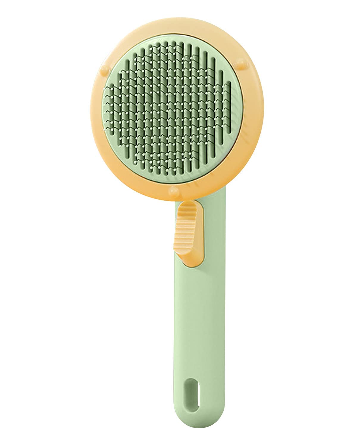 KASTWAVECat Brush for Grooming, Dog Slicker Brush for Long Haired/Short Haired Cat and Dog, Puppy Grooming Remover Haired Brush for 90% Loss Hair, One-Click Cleaning, Waterproof, Safety Comb Needle