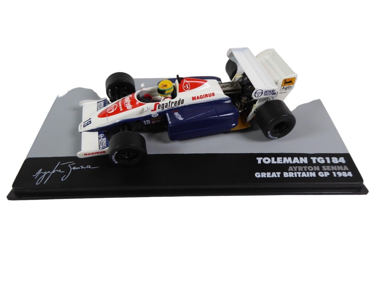 OPO 10 - Altaya 1:43 - Formula 1 - TOLEMAN TG184 Great Britain GP 1984 Ayrton Senna - 697