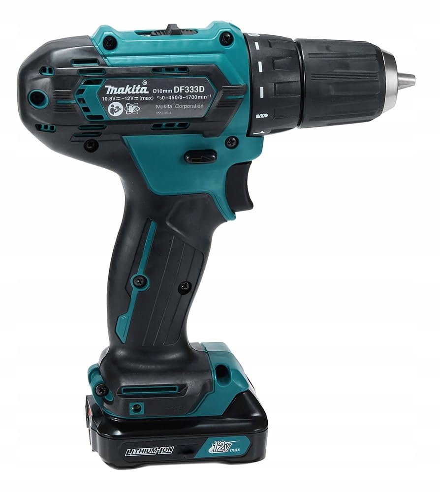 Makita DF333DWY 12V Max 1,5 Ah Li-ion CXT Set di punte per trapano senza fili 12 V