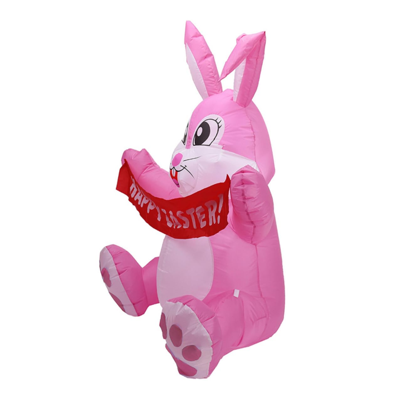 Kisangel Gonflable Lapin Accessoires De Fête De Pâques Décor Extérieur De Lapin De Pâques Décoration Extérieure De Pâques Fournitures De Fête De Pâques Lapin Gonflable Polyester Rose