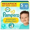 Pampers Premium Protection Size 5 Nappies x 82 11kg - 16kg Our No.1 for Comfort and Protection of Sensitive Skin