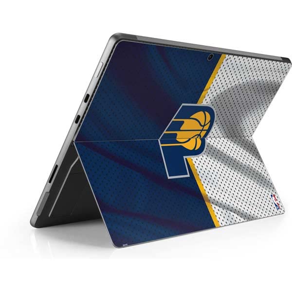 Skinit Tablet Decal Skin Compatible with Surface Pro 8 - Officially Licensed NBA Indiana Pacers Away Jersey Design
