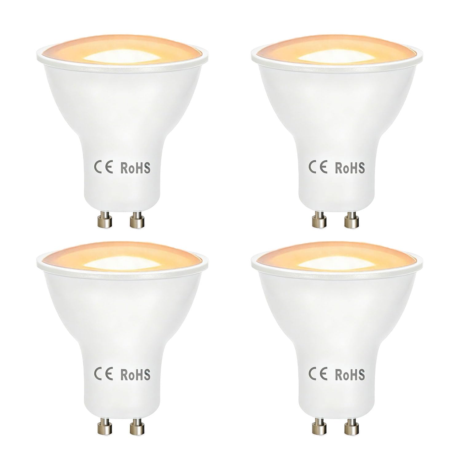 MouMouPurr GU10 Dusk Till Dawn Sensor LED Light Sensor Bulbs 5W Warm White