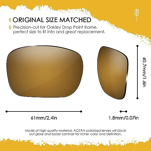 Image of ANSI Z87.1 Replacement Lenses For Oakley Drop Point OO9367 Sunglasses