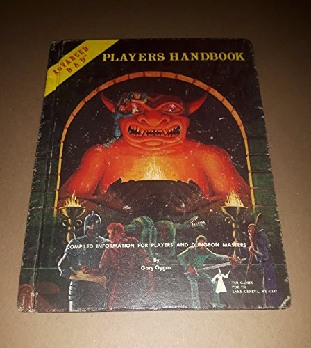Advanced Dungeons & Dragons Players Handbook: Special Reference Work Advanced Dungeons & Dragons Players Handbook: Special Reference Work