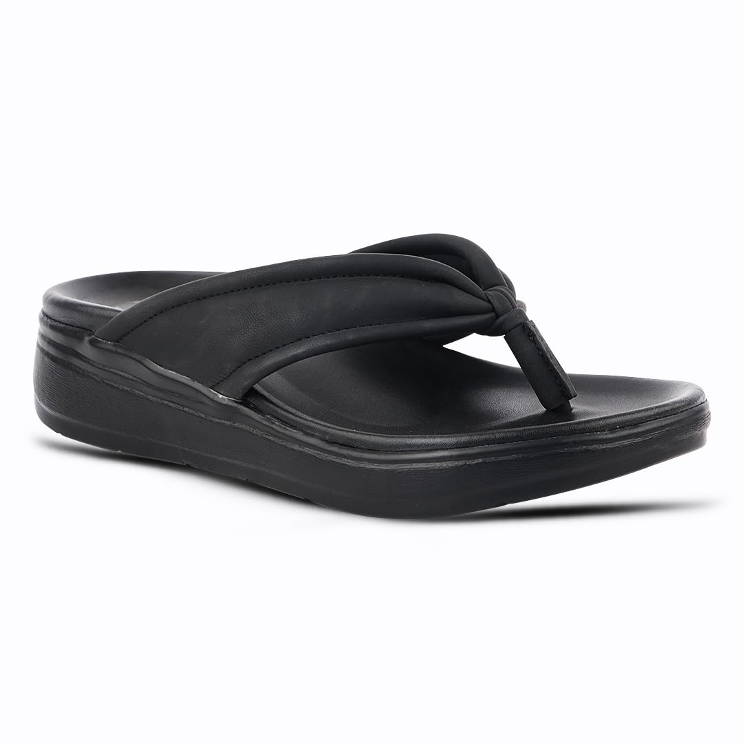 Medifeet Cushion & Comfortable Midsole With Arch Support Slippers For Womens (Black, UK Footwear Size System, Adult, Women, Numeric, Medium, 5) (B0DB29XBHW) Amazon Price History, Amazon Price Tracker