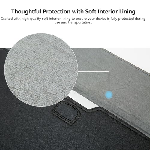 Funda para portátil personalizable de cuero PU para MacBook miniatura 5