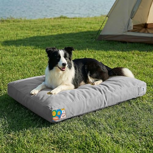 Sytopia 36 Inch Canvas Indestructible Outdoor Dog Bed
