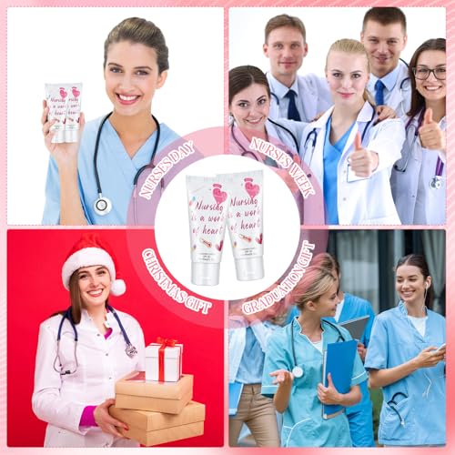 Image of 12 Pcs Mini Sunscreen Bulk for Summer Party Wedding SPF 30 Water Resistant Sunscreen Lotion Bulk 1oz Travel Size for Thank You Gifts Wedding Supplies (Nurse)