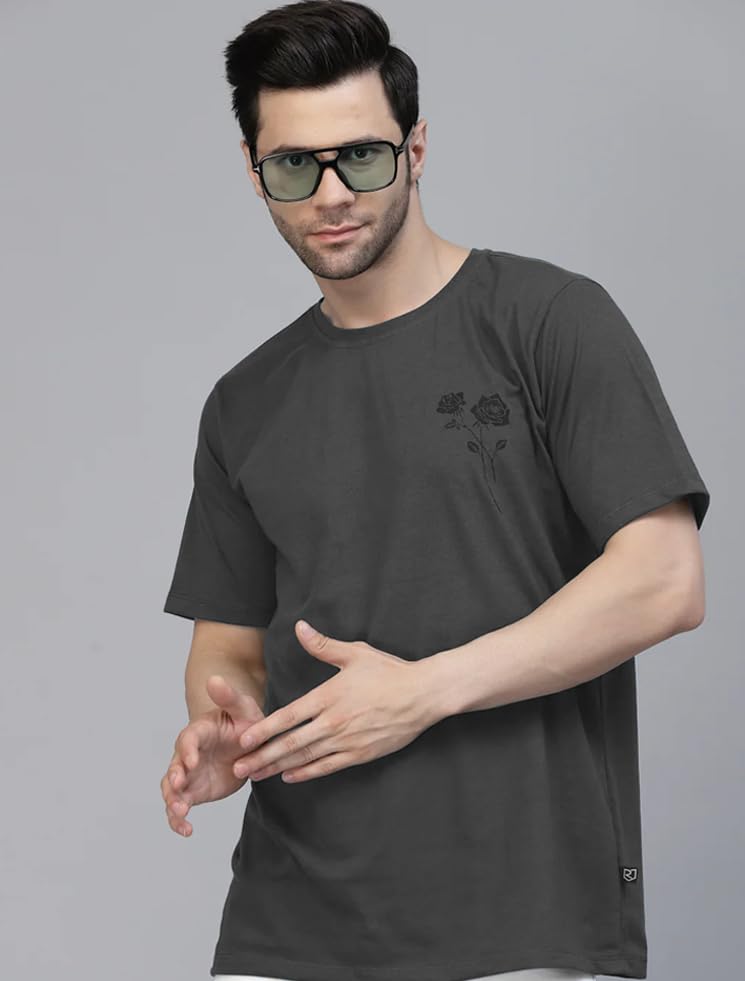 Image of Rigo Printed Oversized T-Shirts for Men | Drop Shoulder T-Shirt for Men