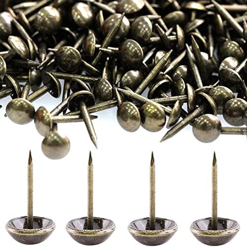 100 Clous Décoratifs Vintage Pour Meubles | Noir, Fer | Taille 1,3x0,7x0,7 Cm | Pour Canapés, Portes, Décoration Murale