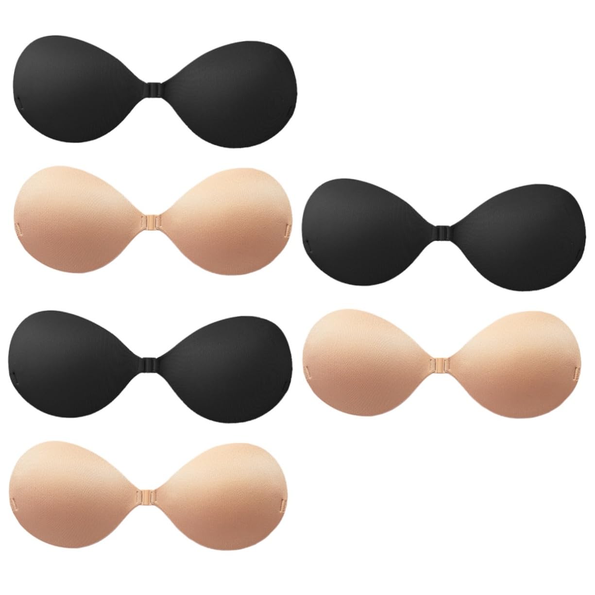 GALPADA Pegatinas de sujetador adhesivo sujetador de vestido sin espalda push up bra sujetadores sin tirantes sujetador de sujetador de gel de sílice