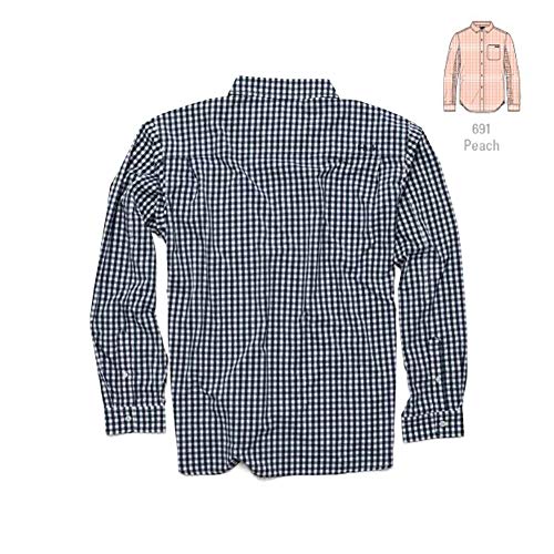 HUK Men's Gingham Long Sleeve|Button Fishing Shirt with Sun Protection2