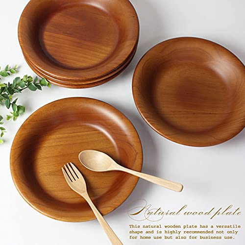 Amazon｜木製 プレート 22cm お皿 ディッシュプレート 食洗機対応 北欧