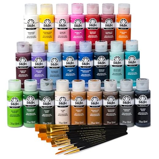 FolkArt 24 Bottle Acrylic Craft Paint Kit