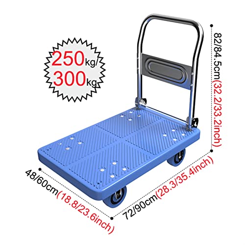 Carretilla Plataforma con Ruedas Giratorias 360° 90x60 cm miniatura 7