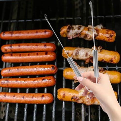 Set de 3 herramientas para parrilla de acero inoxidable miniatura 3