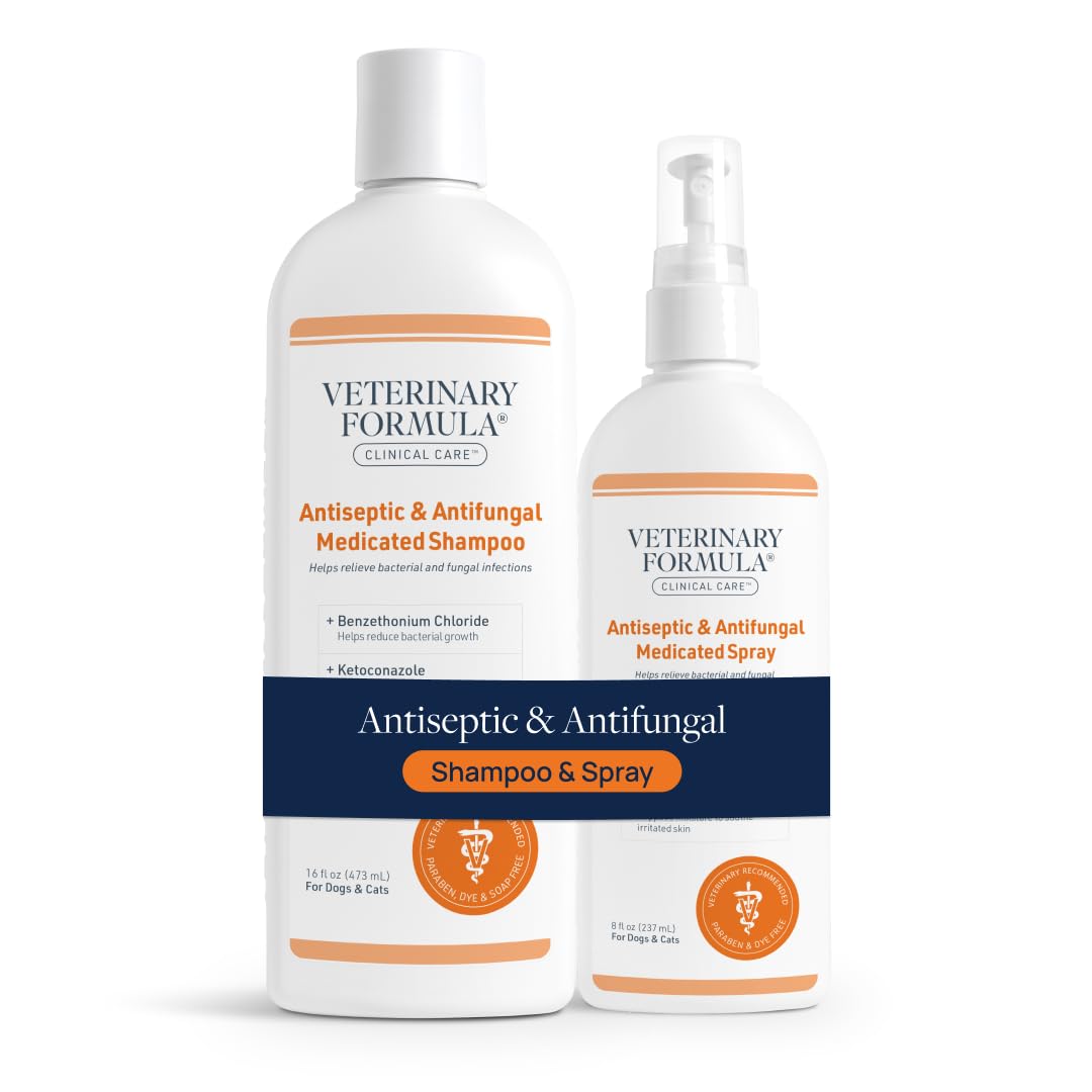 Veterinary Formula Clinical Care Antiseptic and Antifungal Shampoo and Spray