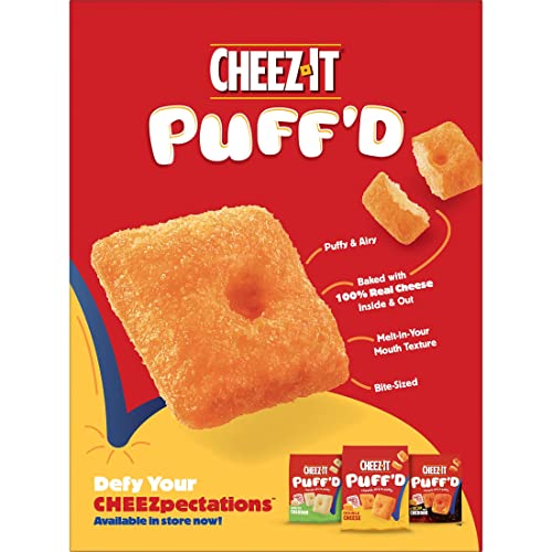 Cheez-It Duoz Cheese Crackers, Baked Snack Crackers, Office And Kids Snacks, Cheddar And Parmesan, 12.4Oz Box (1 Box) #TOP6