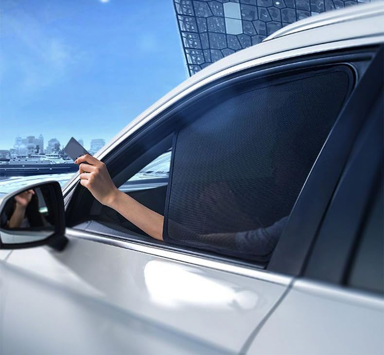 Tendine Parasole Magnetiche Per Jeep Avenger 2023-2025 – Protezione UV E Privacy Per Finestrini Laterali