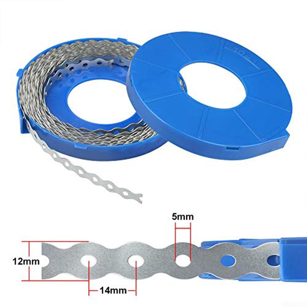 Fascetta stringicavo in acciaio al carbonio da 9,1 m con elettrozincatura per superficie per impacchettare cavi resistenti e lunghezza personalizzata per fissaggio in officina (26 mm)
