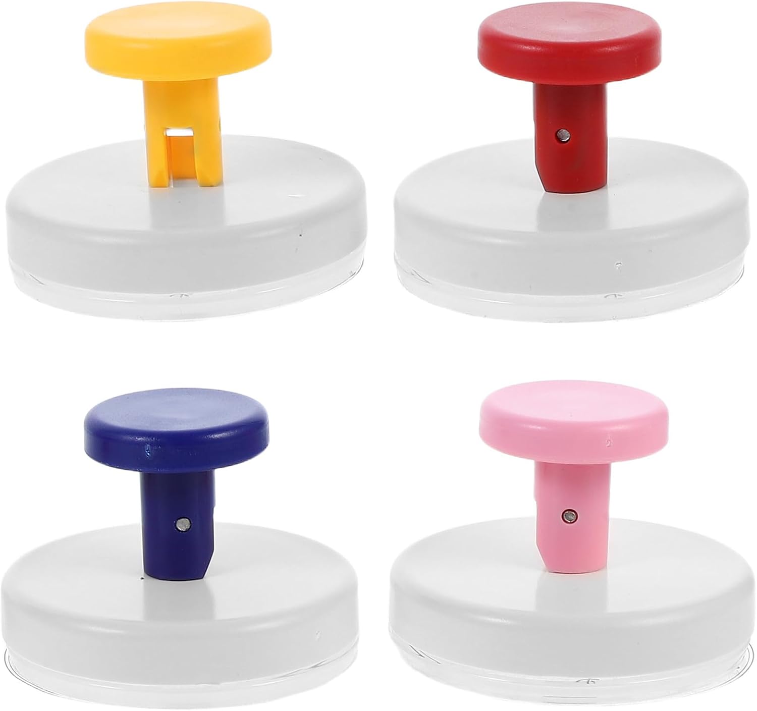 Ciieeo 4pcs No Drill Suction Cup Hooks for Keys and Hats ABS Reusable