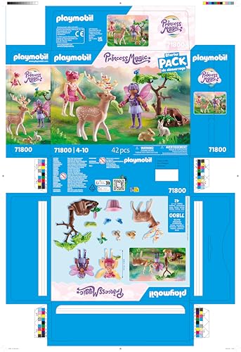 Playmobil 71800 Duo de fées avec animaux de la foret - vue 10
