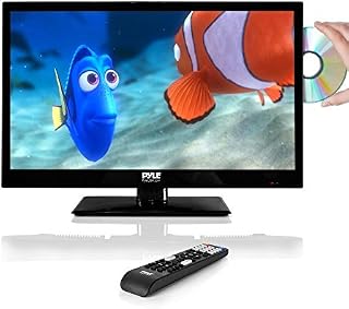 Pyle 21.5" 1080p LED TV, Multimedia Disc Player, Ultra HD TV, LED Hi